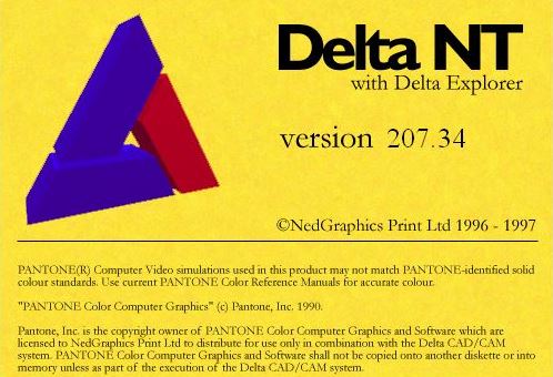 NedGraphics - Delta NT with Delta Explorer v207.34