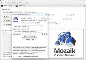Optimize - Mozaik CNC Operator (Ent.) v12.3.7 License