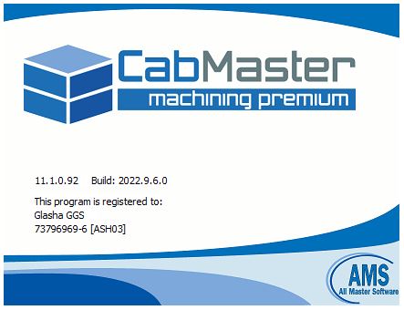 CabMaster Software - CabMaster Manufacturing v11.1.0.92 Build: 2022.9.6.0