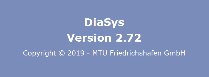 MTU Friedrichshafen GmbH - DiaSys v2.72.00.12