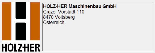 HOLZ-HER Maschinenbau GmbH  - HOLZ-HER Optimization System (HHOS) v12.2.2.3 1