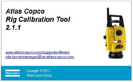 Atlas Copco - Rig Calibration Tool v2.1.2
