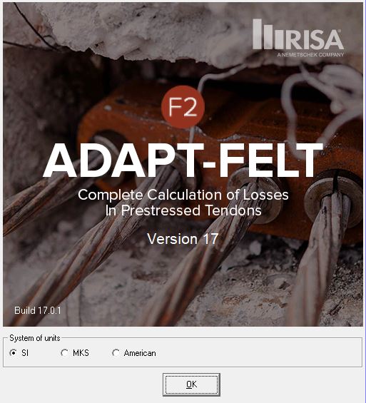 RISA Technologies, Inc. - RISA-ADAPT-FELT v17.0.1