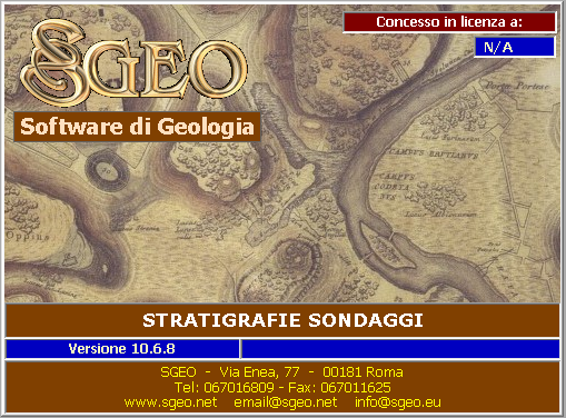 Sgeo Software e Servizi - Stratigrafie Sondaggi v10.4