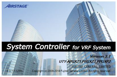 Fujitsu General Limited - System Controller for VRF SYSTEM  UTY-APGXZ1 v3.1